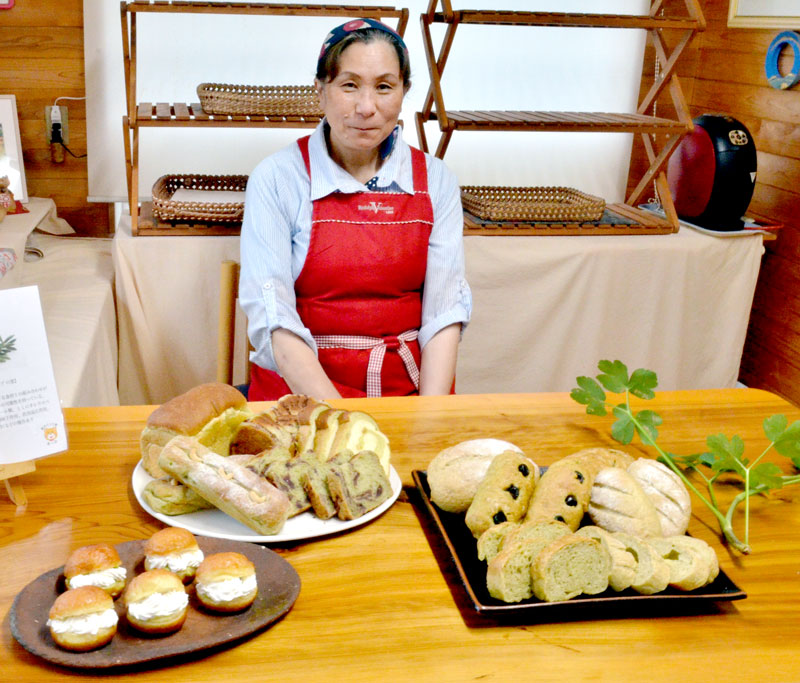 山武でパン店を経営する高田温美さん