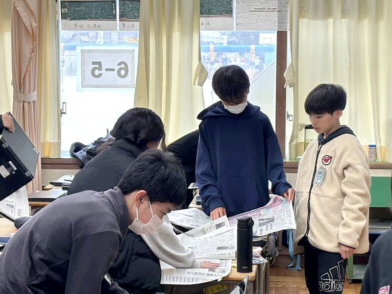 鎌ケ谷市立鎌ケ谷小学校のＮＩＥ活動