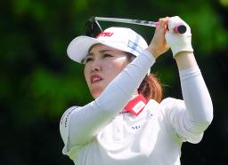 <p>　第３ラウンド、通算７アンダーで８位の古江彩佳＝セントーサＧＣ（共同）</p>