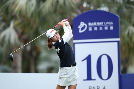 <p>　７位発進した古江彩佳＝５日（ゲッティ＝共同）</p>