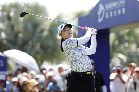 <p>　最終ラウンド、通算７アンダーで５位となった竹田麗央＝ブルーベイＧＣ（ゲッティ＝共同）</p>