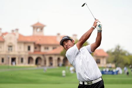 <p>　第１ラウンド、２アンダーで暫定１７位の松山英樹＝ＴＰＣソーグラス（共同）</p>