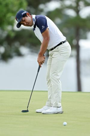 <p>　９３位の金谷拓実＝２６日（ゲッティ＝共同）</p>