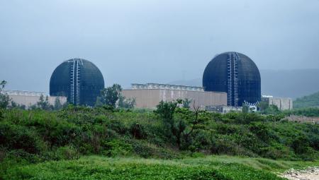 <p>　台湾南部・屏東県の台湾電力第３原発＝２０２５年８月（共同）</p>