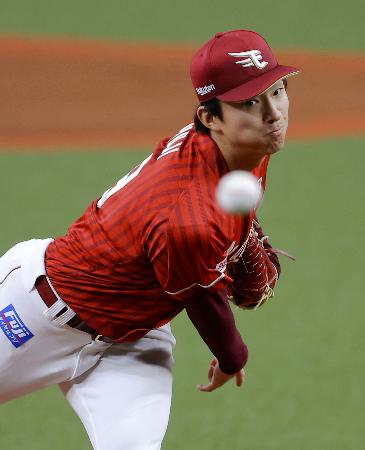 <p>　オリックス戦に先発した楽天・荘司＝京セラドーム</p>