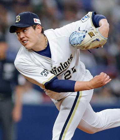 <p>　楽天戦に先発したオリックス・九里＝京セラドーム</p>