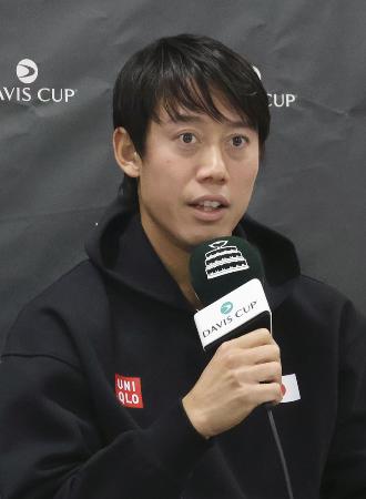 <p>　錦織圭＝２月、有明コロシアム</p>