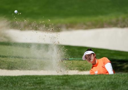 <p>　最終ラウンド、通算１アンダーで４位の山下美夢有＝シャドークリークＧＣ（共同）</p>