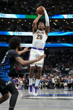 <p>　２１得点、７リバウンドだったレーカーズの八村塁＝５日、ダラス（ＮＢＡＥ・ゲッティ＝共同）</p>