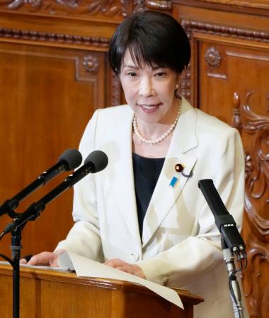 <p>　衆院本会議で答弁する高市首相＝９日午後</p>