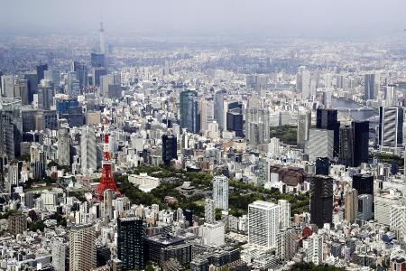 <p>　東京都心</p>