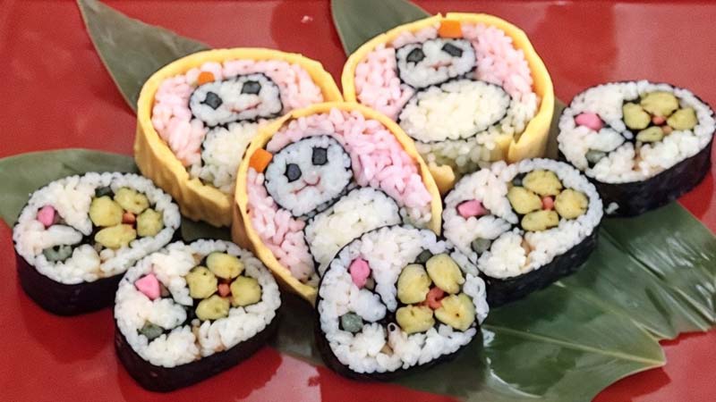 郷土料理の太巻き寿司