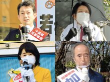 ８候補、注目の第一声は　千葉県知事選