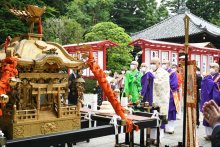 祇園会で疫病退散祈願　山車や総踊り中止に　若者頭「来年は祭りを」　成田山新勝寺