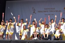 「千葉県の火」つなぎ東京へ　無観客でパラ聖火フェス【２０２０東京パラ】