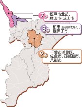 自民前職、立民新人対決　８区　【ちば衆院選　県内小選挙区の情勢】