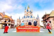 ディズニー入園８億人　コロナ禍、ペースは鈍化　吉田社長「進化続ける」