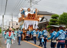 佐原の大祭夏祭り３年ぶり開幕　勇壮な山車、江戸情緒残る町並み練り歩く