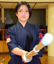 自分の剣道突き通す　千葉県総体で個人優勝の茂原中３年　白井里緒菜さん（１４）　【ひと模様】