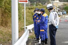 ＜富津４人死傷事故＞住民「『ドカン』と音がした」　車の破片散乱、ガードレールに痕
