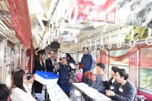 「漁網」活用し観光資源に　銚子電鉄が模索、モニターツアー　環境配慮取り組みも紹介