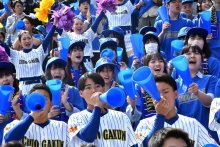 「よく頑張った」　躍進ナインたたえる　アルプススタンドや地元我孫子のＰＶ会場　第９６回選抜高校野球大会　中央学院決勝逃す