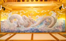 桜の名所・妙正寺に龍神出現　２年がかりで巨大天井画　２７日、夏祭りで公開
