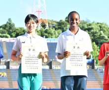 鈴木（八千代松陰）２位　男子５０００メートル　全国高校総体