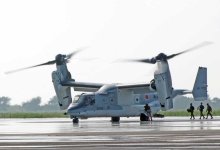 【速報】オスプレイからヘルメットバッグ落下か　陸上自衛隊木更津駐屯地