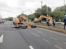 【速報】市原国道１６号通行止め解除　陥没から約３１時間ぶりに