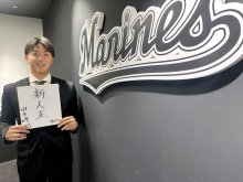 【千葉魂】新人王へ来季飛躍誓う　田中晴、朗希の助言を糧に　千葉ロッテ（第４４７回）