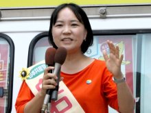 白石ちよ氏（４９）　共産新　消費税廃止、減税を実現　【参院選ちば２０２５・立候補者の第一声】