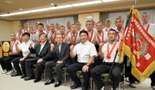 「真紅の大優勝旗を船橋に」　船橋市長、市船ナイン激励