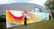 旭の秋、アートで彩る　２５日「あさげー」スタート！　絵画、書、オブジェ、染め物…　１９カ所、４５組が展示