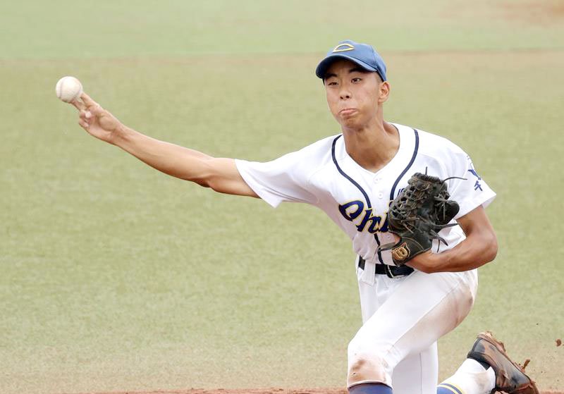 西武台千葉―市千葉　先発し７回無失点と好投した市千葉・加藤柚＝ゼットエー