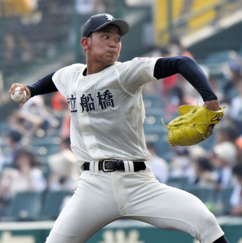 １回戦で先発した市船橋・坂本