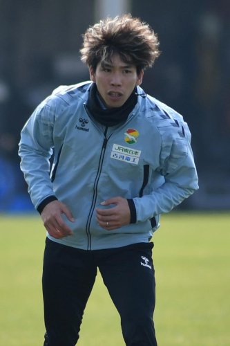 トレーニングする日高
