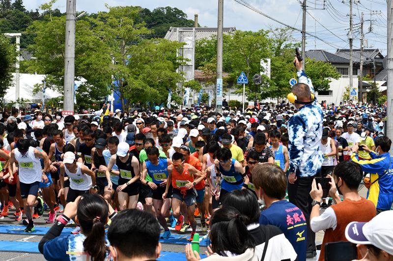 昨年の神崎発酵マラソンの様子
