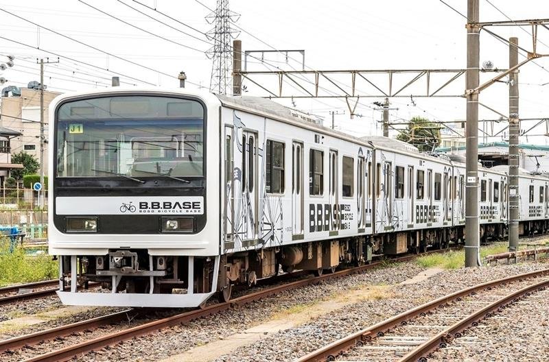 ＢＯＳＯ地酒バルトレインに用いられる自転車専用列車「Ｂ・Ｂ・ＢＡＳＥ」（ＪＲ東日本千葉支社提供）
