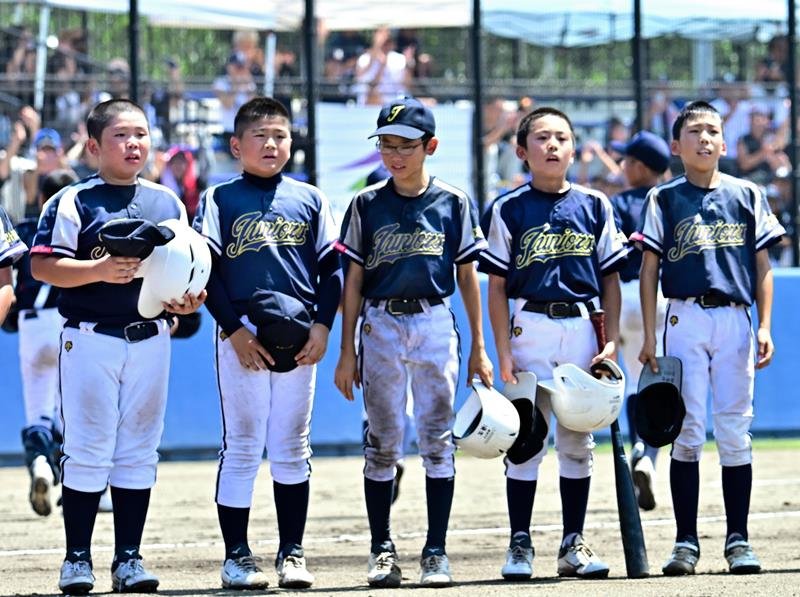 タイブレークの末、準優勝に終わった豊上ジュニアーズ
