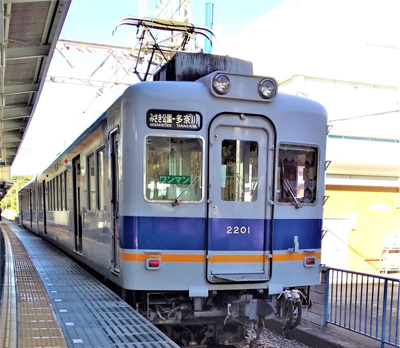 譲受した車両と同形式の異なる車両（銚子電鉄提供）

