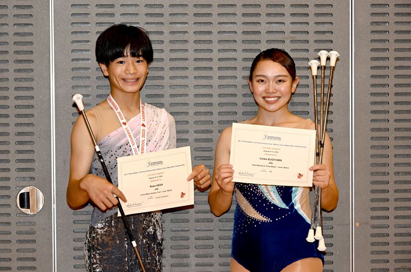 バトン世界一　上田琉楓（るか）（明海中３年）　連覇目指し、より成長を　【ちばいろ】