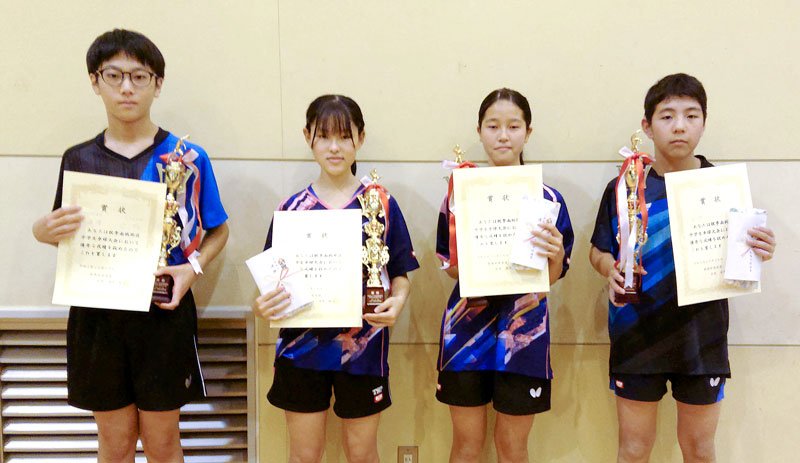 各部門の優勝者