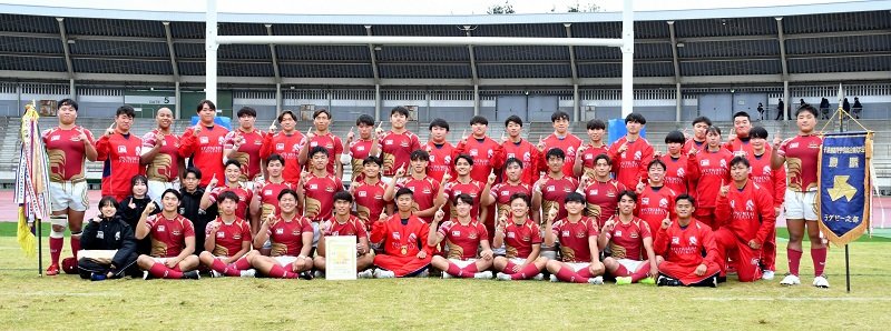 ２９大会連続３１度目の花園出場の流通経大柏フィフティーン＝１１月１２日、柏の葉