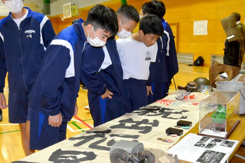 戦艦武蔵の元乗組員・早川さん　平和唱え「戦争は悪」　体験基に勝浦中で講演