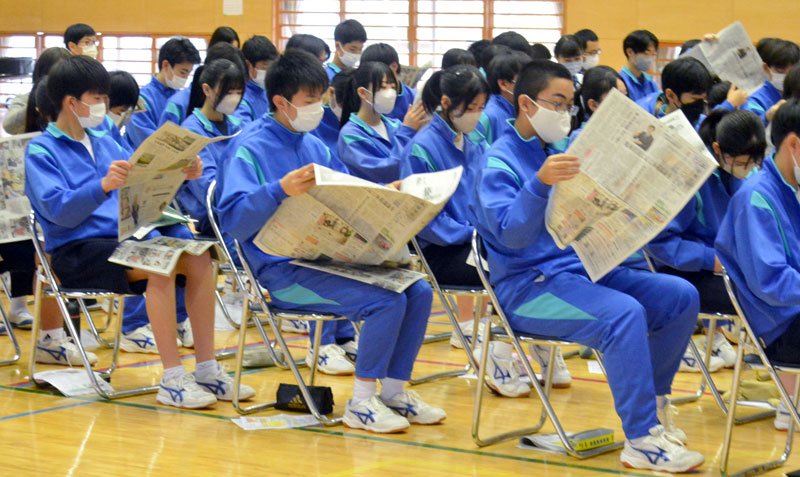 いい記事に巡り合って　御宿中　新聞販売店所長が講話