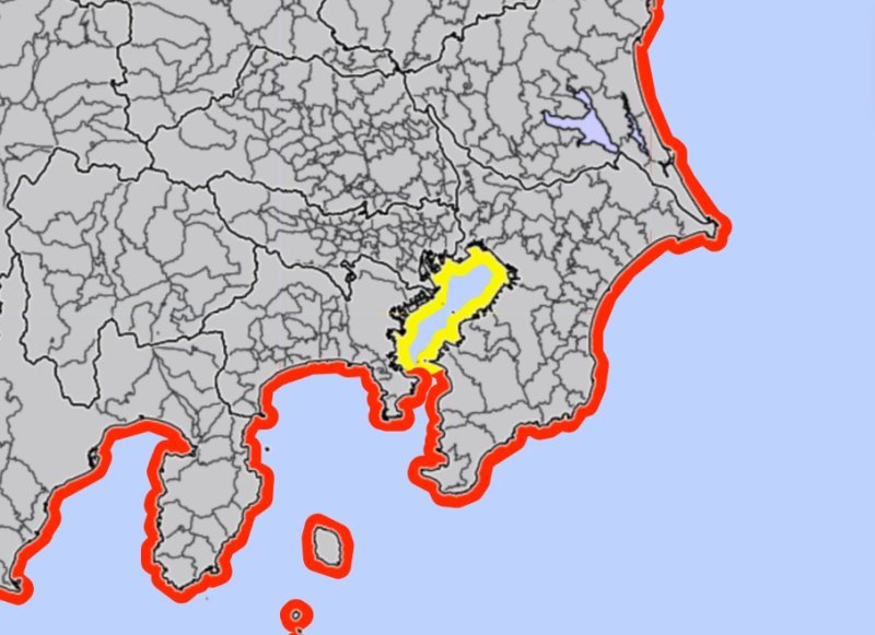 津波警報・注意報の発表地域（気象庁ホームページより）