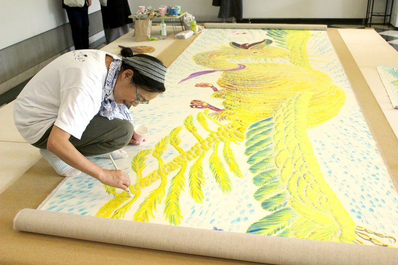 漫画家生活振り返る　こうの史代さん原画など展示　１０月２日まで佐倉市立美術館
