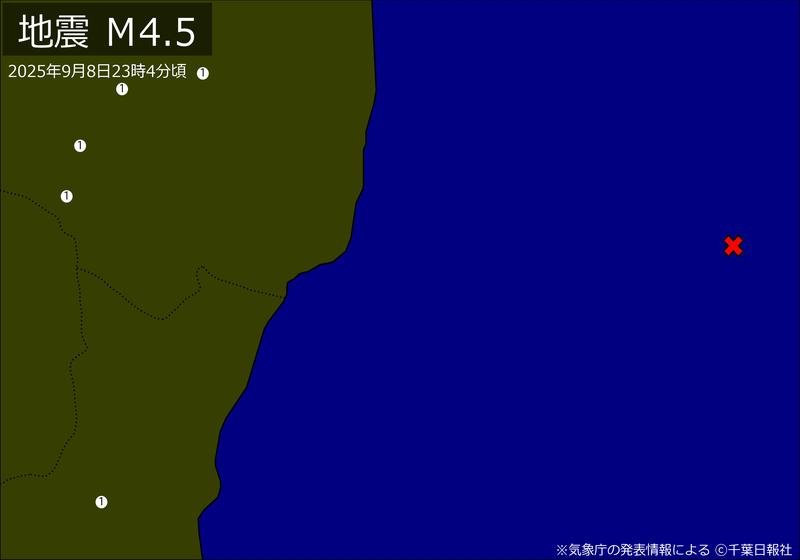 震度分布図