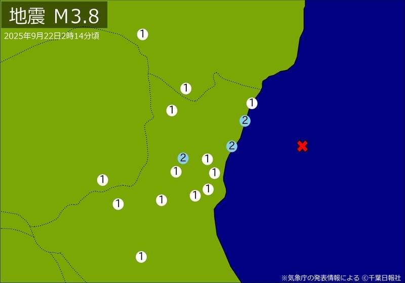 震度分布図